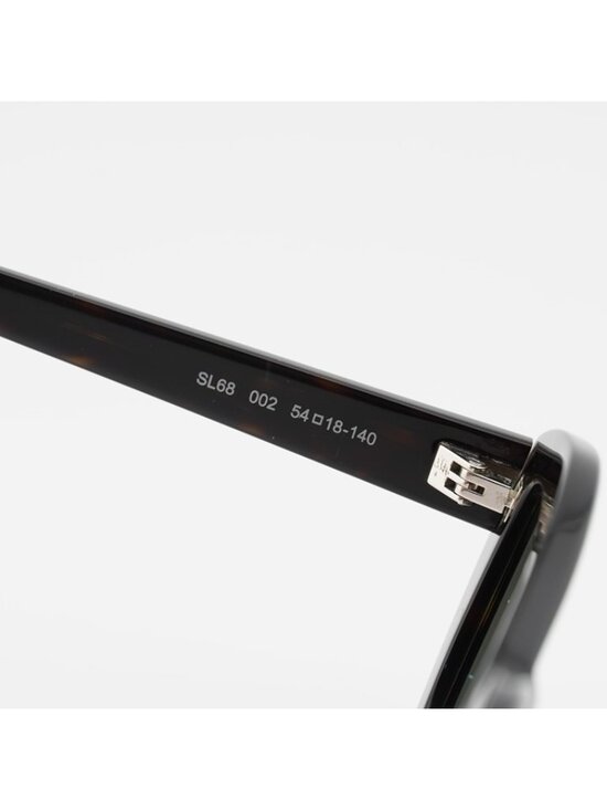 Saint Laurent SL68 002 Sunglasses Havana Cat Eye Frame, Grey Lenses main image 5